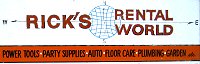 Rick's Rental World Rick's Rental World