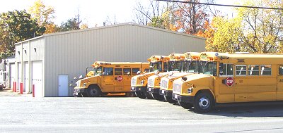 Lansing Central School District Transportation Department busgarage_400