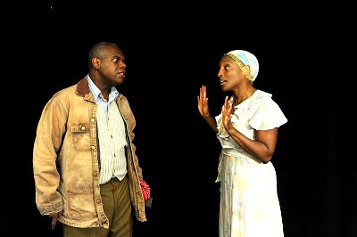 Craig Wallace as boy Willie & Dawn Ursula as Berniece The Piano Lesson