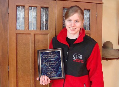 Melena Hagstrom melena_withplaque