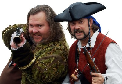 Cap'n Slappy (left) and Chumbucket Cap'n Slappy (left) and Chumbucket