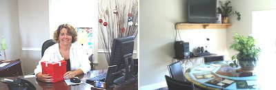 Broker Owner Melissa Miller in her new Real Esatate Office REMAX in Motion