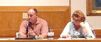 Lansing Town Supervisor Scott Pinney and Deputy Supervisor Connie Wilcox t_pinneywilcox200