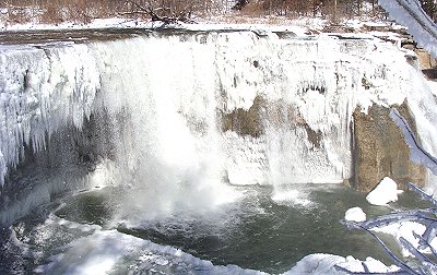 Ludlowville Falls was a favorite location for Wharton Studios concertsinthepark_falls400