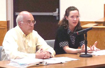 Lansing Economic Development Committee Chair Andy Sciarabba and TCAD Director Of Economic Development Services Heather Filiberto presented a Lansing Town Center Incentive Zone proposal to the Town Board in mid-May incentivezone_400