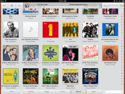 Simple and elegant, the focus is on the music in the iPod app. ios5_ipod