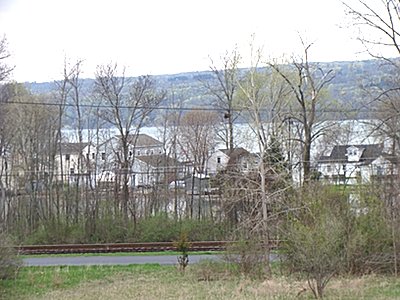Ladoga Park is bordered by the lake on one side and is cut off from the mainland by a railroad track. ladoga_view