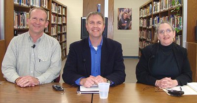Glenn Swanson, Tom Robinson, Virginia Mansfield-Richardson mtc_three400