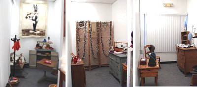 A 'children's corner' (left) features all non-breakable items, while other rooms show special products peoplesmarket_rooms