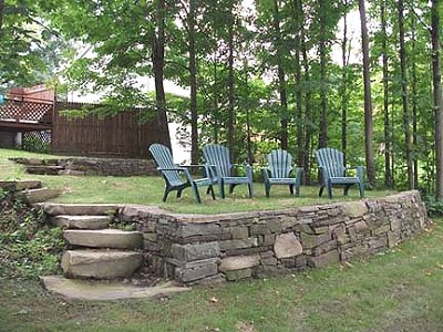 A native stone wall in Lansing slys_NativeStoneWallLansing