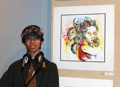 Ian Chan with 'A Gleam of Bridget' arnot_chan