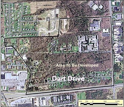 This map outlines the area to be studied dartmap_aerial400