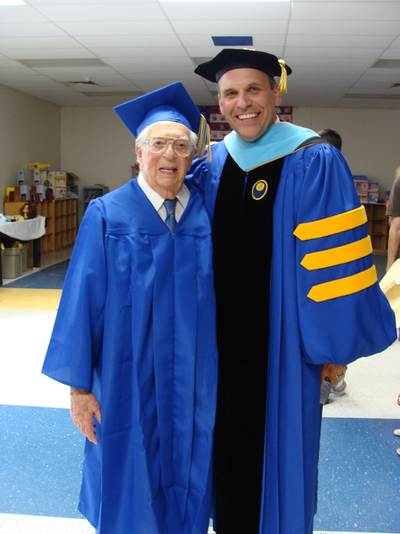 Fred Voss, Lansing Superintendent of Schools Stephen Grimm fv_withgrimm