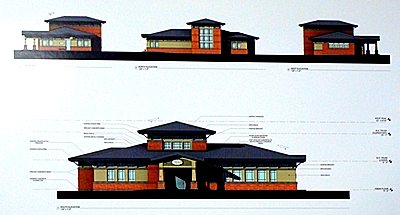 Village officials anticipate a new Village Hall will be constructed this year. villagehall_elevations