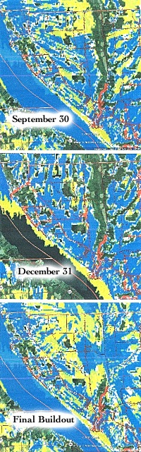 Red dots are homes. Red areas are currently served by Time Warner Cable. Green areas will not be able to receive the wifi signal. Blue, yellow and white areas will receive the new wifi service. broadbandmap200x641