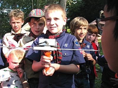 Kent tracking some hiding Cubs cubhawk_scouts