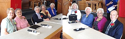 Founders Betty Ellis, Maryanne Howe, Jackie Baker, Mary Benson, Barbara Dunlop, Phillis Howell, Jean Bishop and Fannie and Paul Welsh lumc_founders