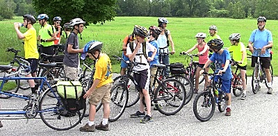 Meeting up in Stowe scoutsvermont_bikes