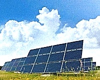 Artist's rendering of proposed Cayuga Power Plant solar array solar_cargill
