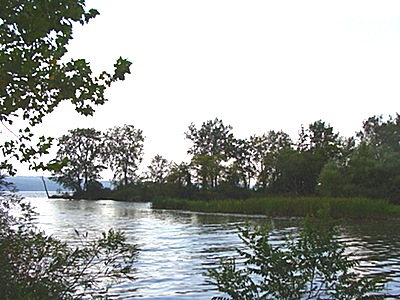 Salt point as viewed across Salmon Creek from Myers Park sp_creekview