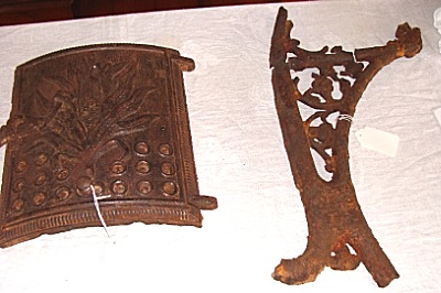 Artefacts from the archaeological dig were on display 8sq-arch