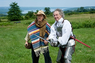 David Neal as Sancho and Steven Stull as Don Quixote - photos: Dede Hatch crs_quixote