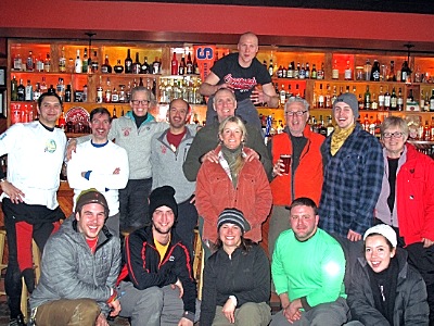Warming up at Crossroads Bar & Grill freezin_crossroads