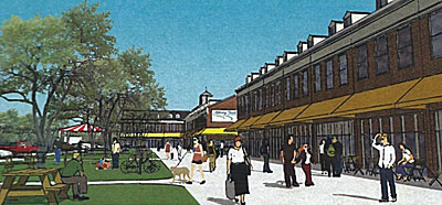 23,000 square feet of retail shops at ground level and another 23,000 square feet upstairs for possible businesses or apartments gs_retail