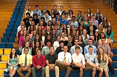 Photo by Bruce Barber honors_students