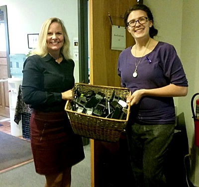Amy Wood Gonzalez of NYSAR (left) and Christie Hillenbrand (right) ibr gonzalashillenbrand