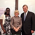 Nosa with Secretary of Agriculture Thomas Vilsack and Mrs. Vilsack nyyi120