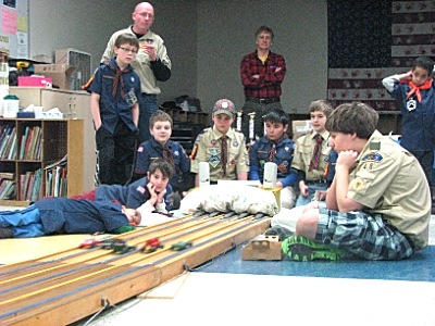 Webelos den watching a race pd_4171