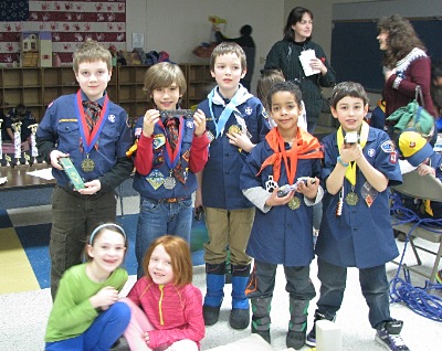 The Pack finalists (from left to right) Kent Yoest, Kaydin Golden, Nick Scanlon, Asher Benson, Devin Richardson pd_4188