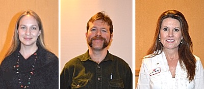Sarah Robarge, Jabez Thomas, Stacy Tanner rotary-newmembers