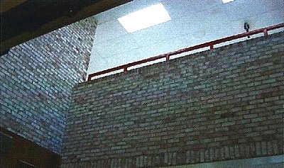 A second floor teacher work and copier space will be added in the high school by building a second floor in what is now an unused two-story space smart print
