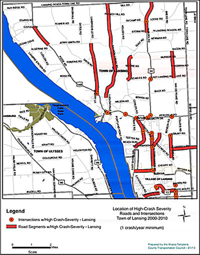 The Design Connect analysis studied traffic accidents in Lansing's current configuration to help predict problem areas as new developments are completed trans accidents