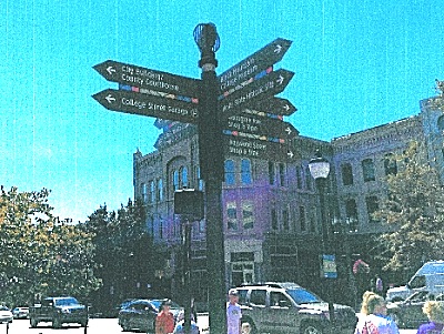 Photo of Burlington sign by Kathy Miller wfs_millerpic