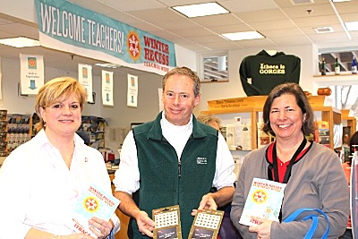 Left to right: Carol Engels, Bruce Stoff, Christine Rebera winner-wr-2014