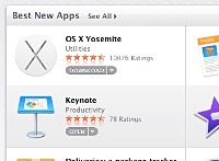 In Maverics, click on the App Store, and the free OS X upgrade is front and center. Click on the Download button, wait for it to downlaoad and install. It's free. yosemite appstore200