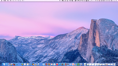 After my little installation adventure, this is what I saw. yosemite wallpaper