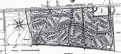 44 units on the north end (the left side in this drawing) are proposed for phase 1 cayugafarms layout