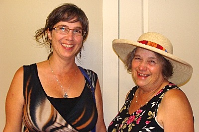 Former Councilwomen Katrina Binkewicz (left) and Andra Benson are putting their hats in the ring for the two open council seats Katrina Binkewicz and Andra Benson