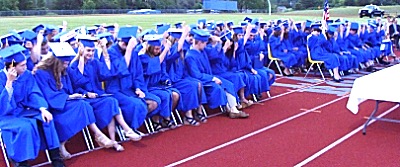 Turning the tassels