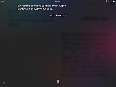 Siri couldn't tell me if Split View works on my iPad. She referred me to the Apple Web site, but didn't give me a specific page to look at. iOS 9