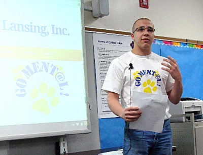 William Lewis reported on the prograss Ment@l has made on multiple fronts this school year at a February School Board meeting mental williamlewis 400
