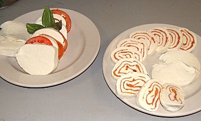 Prosciutto Rolls, Pepperoni Rolls and Deep Fried Mozzarella are the new appetizers made with fresh mozzarella cheese made on the premises. An antipasto and Insalata Caprese will join the salad menu, plus five Margherita pizzas. nep appetizers