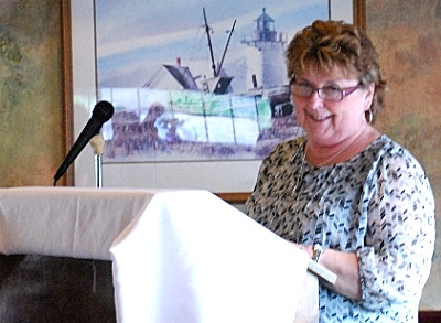 Connie Wilcox thanked all the volunteers for hard work and a successful year. nlad conniewilcox