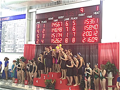 swim 2015 Clas C Sectionals 200 Free Relay Champions