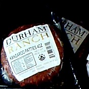 Kangaroo steaks anyone? Exotic meats include Kangaroo, elk, bison, and rattle snake. Exotic Meats Section
