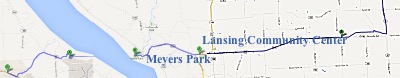 Wednesday's route Walkin' The Country